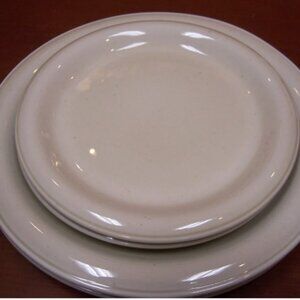 2 Dinner Plates & 2 Salad Plates  - Arena (Beige Speckled) by THOMAS